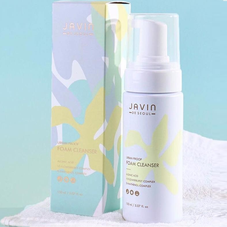 Combo 2 Chai sữa rửa mặt dưỡng ẩm trắng da tạo bọt Javin De Seoul Hàn Quốc 150ml/ Tuýp