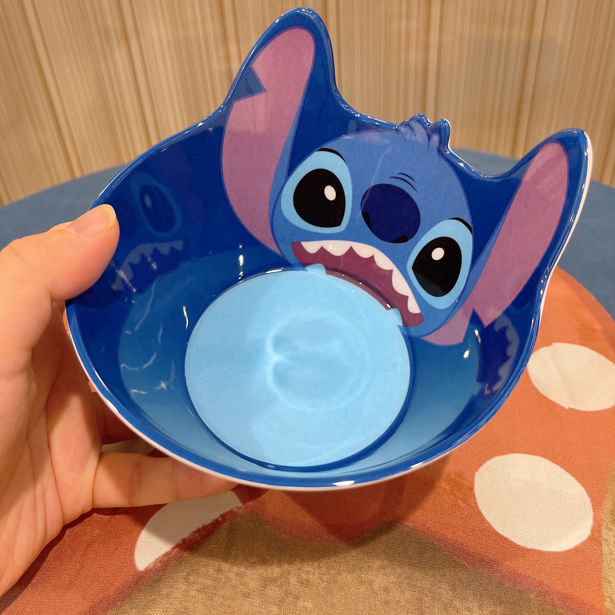 Chén ăn tô nhựa melamine hình Stitch Disney nổi 3D cho trẻ em bé trai - CHENSTIT