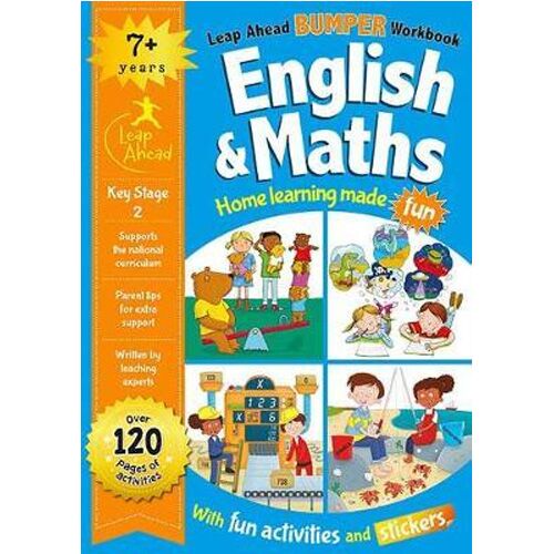 Leap Ahead Bumper Workbook: English And Maths 7+