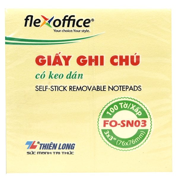 Giấy ghi chú Flexoffice 3x4 FO-SN04