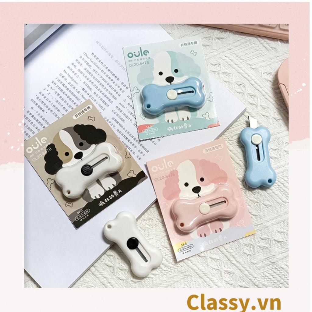 Dao rọc giấy mini hình cục xương cute ngộ nghĩnh, 3 màu cơ bản PK1646