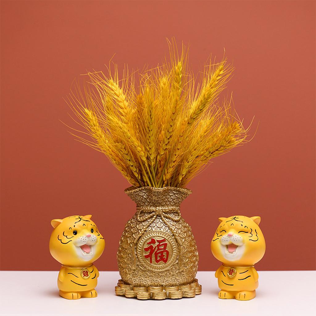 Creative Piggy  Feng  Crafts Golden for Wedding Bookshelf Decor