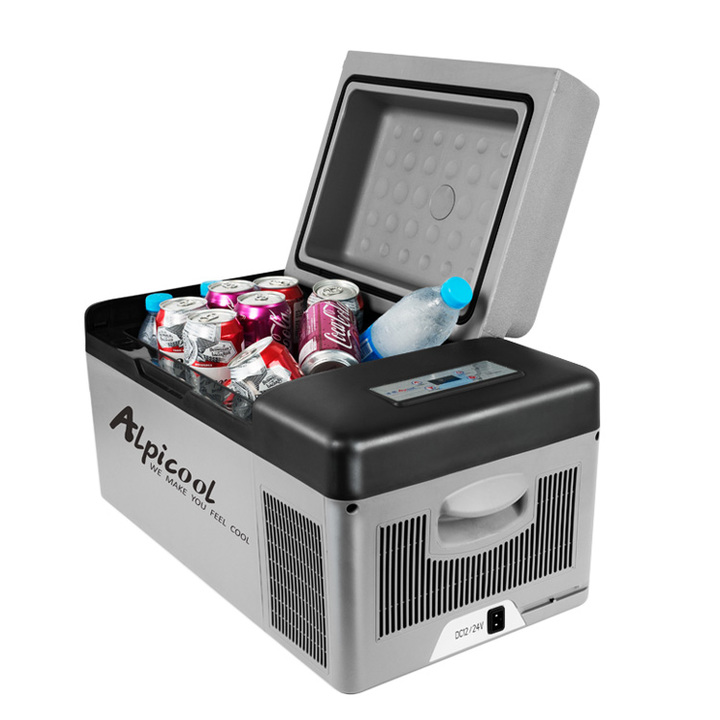 Tủ lạnh mini dùng trong nhà và trên ô tô nhãn hiệu Alpicool C15 - Hàng nhập khẩu