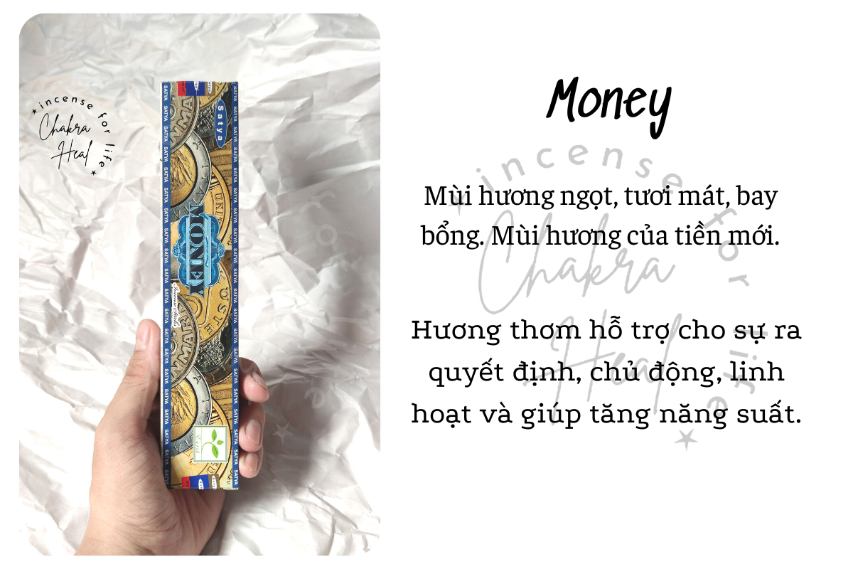 Nhang Satya Thu Hút Tài Lộc, May Mắn Thanh Hương Thanh Tẩy - CHAKRA HEAL INCENSE