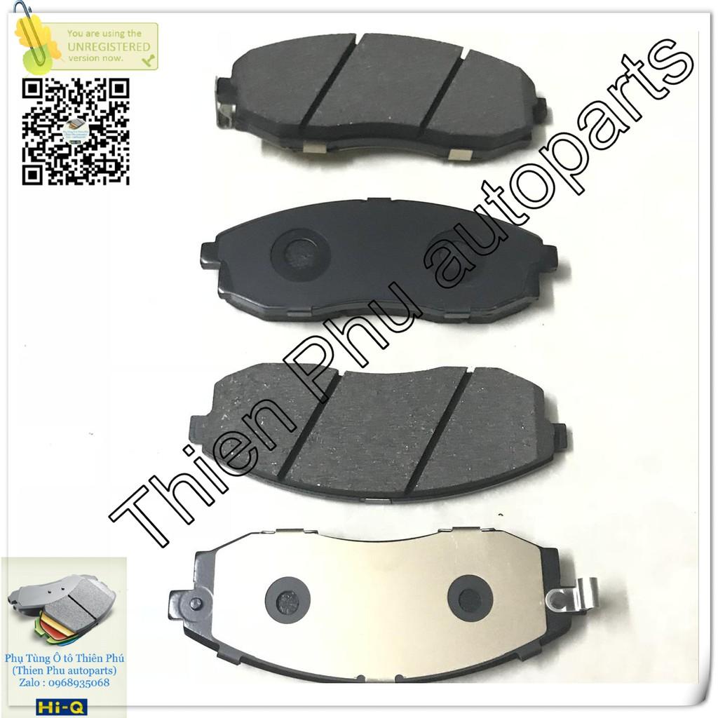Má phanh chính hãng Hi-Q cho Starex 2 cầu trước. - Bố thắng trước. OEM Brake Pad : 58101-4AA11