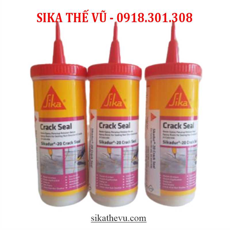 Xử lý thẩm mỹ nứt bê tông - Sikadur 20 CrackSeal (tuýp 160ml)