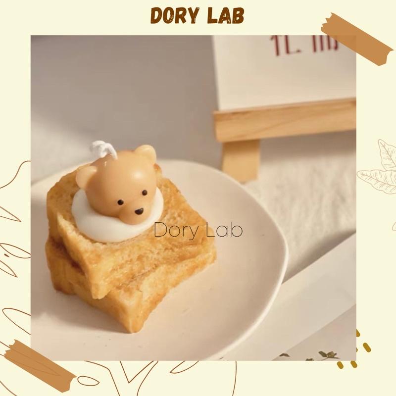 Nến Thơm Bánh Mì Sandwich 2 Lớp Mix Topping Nhiều Mẫu Handmade, Phụ Kiện Trang Trí - Dory Lab