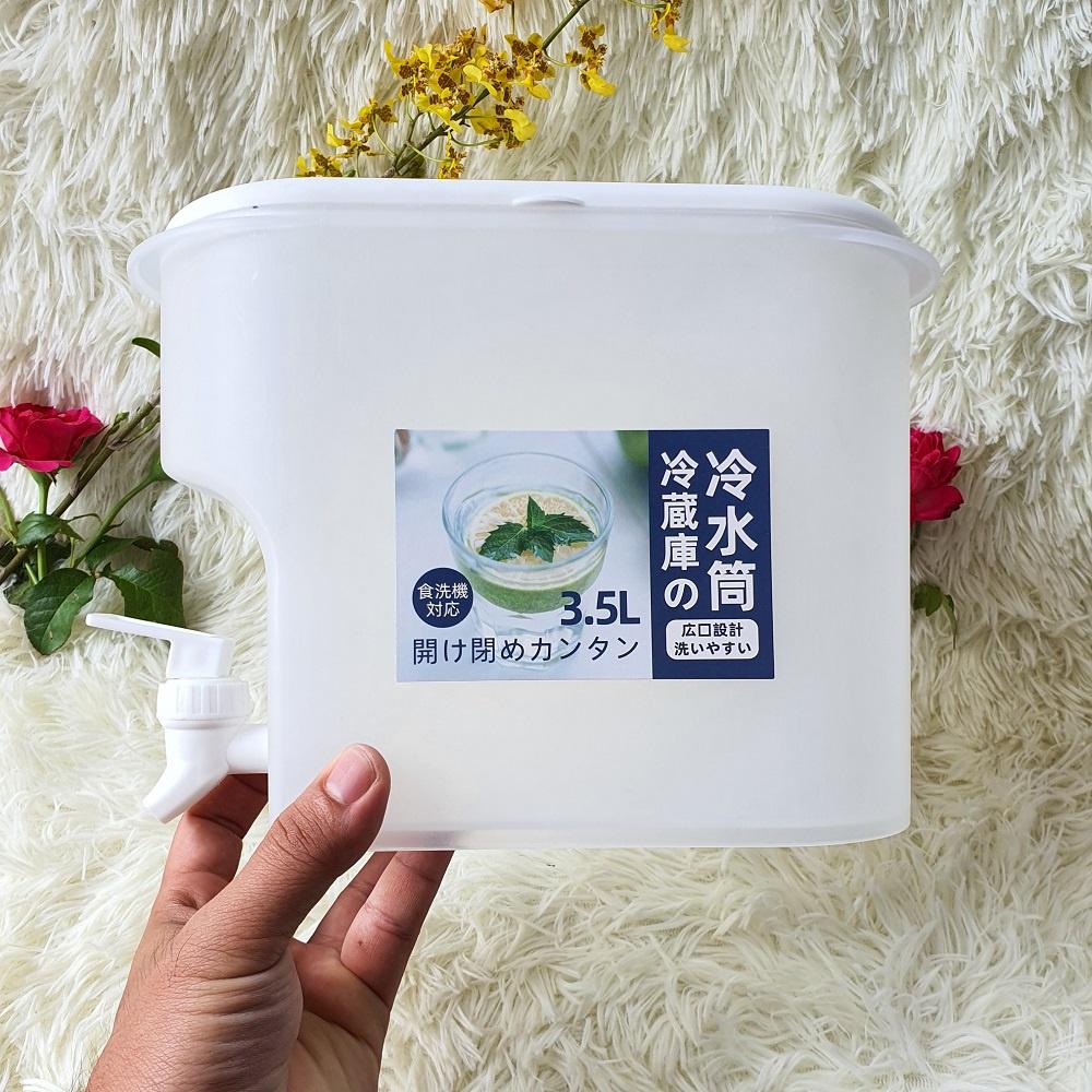 BÌNH ĐỰNG NƯỚC 3.5L CÓ VÒI RÓT HÀNG XUẤT NHẬT