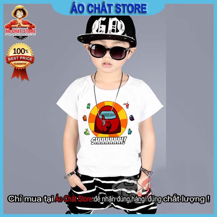 Áo Among Us cho bé trai siêu đẹp | Áo trẻ em in hình game Among US AU40 | Áo Chất Store