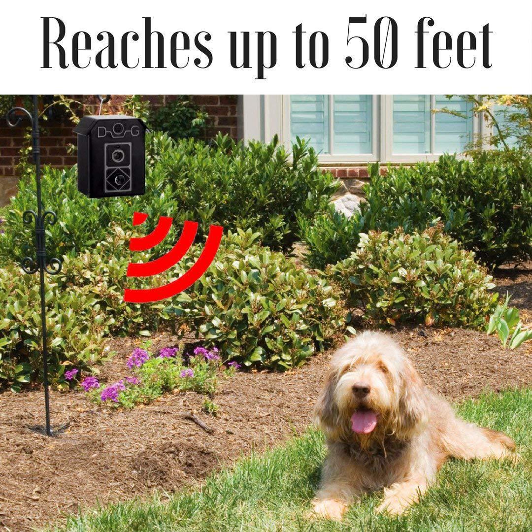 Antibell cho chó, 4 con chó siêu âm có thể điều chỉnh thiết bị sủa, các thiết bị chống chuông không thấm nước 55 feet