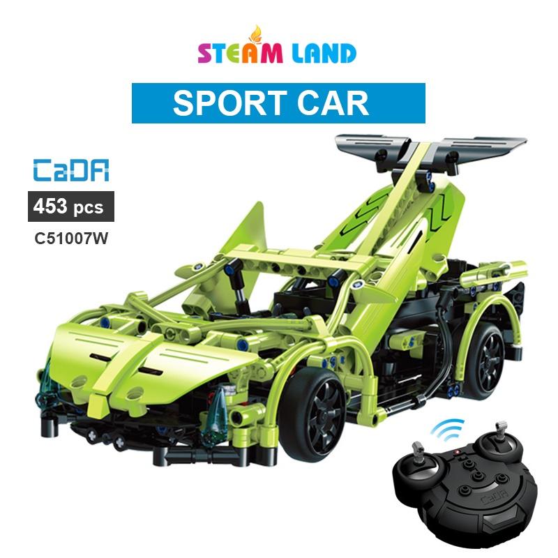 Đồ Chơi Lắp Ráp Điều Khiển Xe Sport Car Green – CADA C51007W