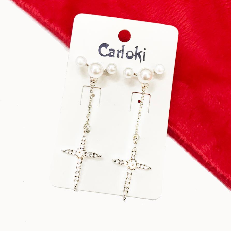 Bông tai nữ ngọc trai thời trang