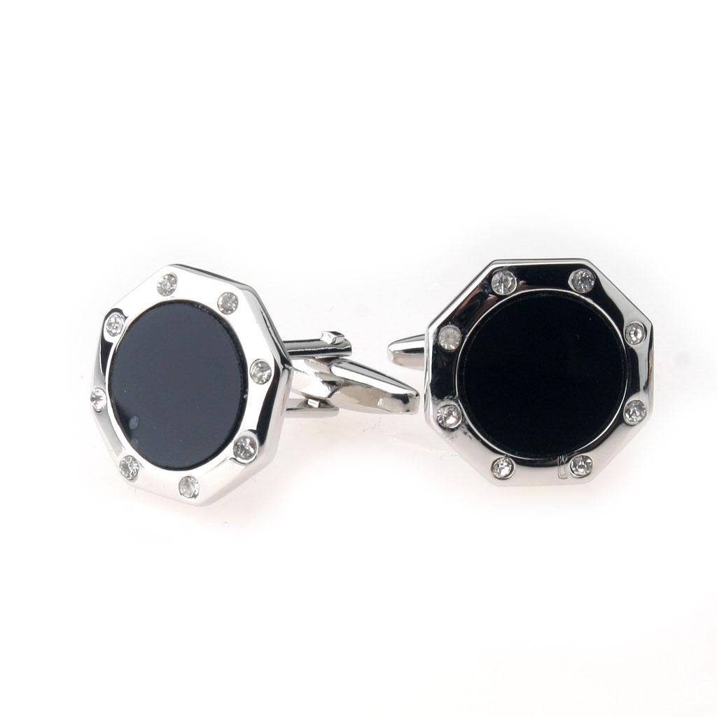 Men's Wedding Business Shirt Cufflinks Cuff Links Round French Style