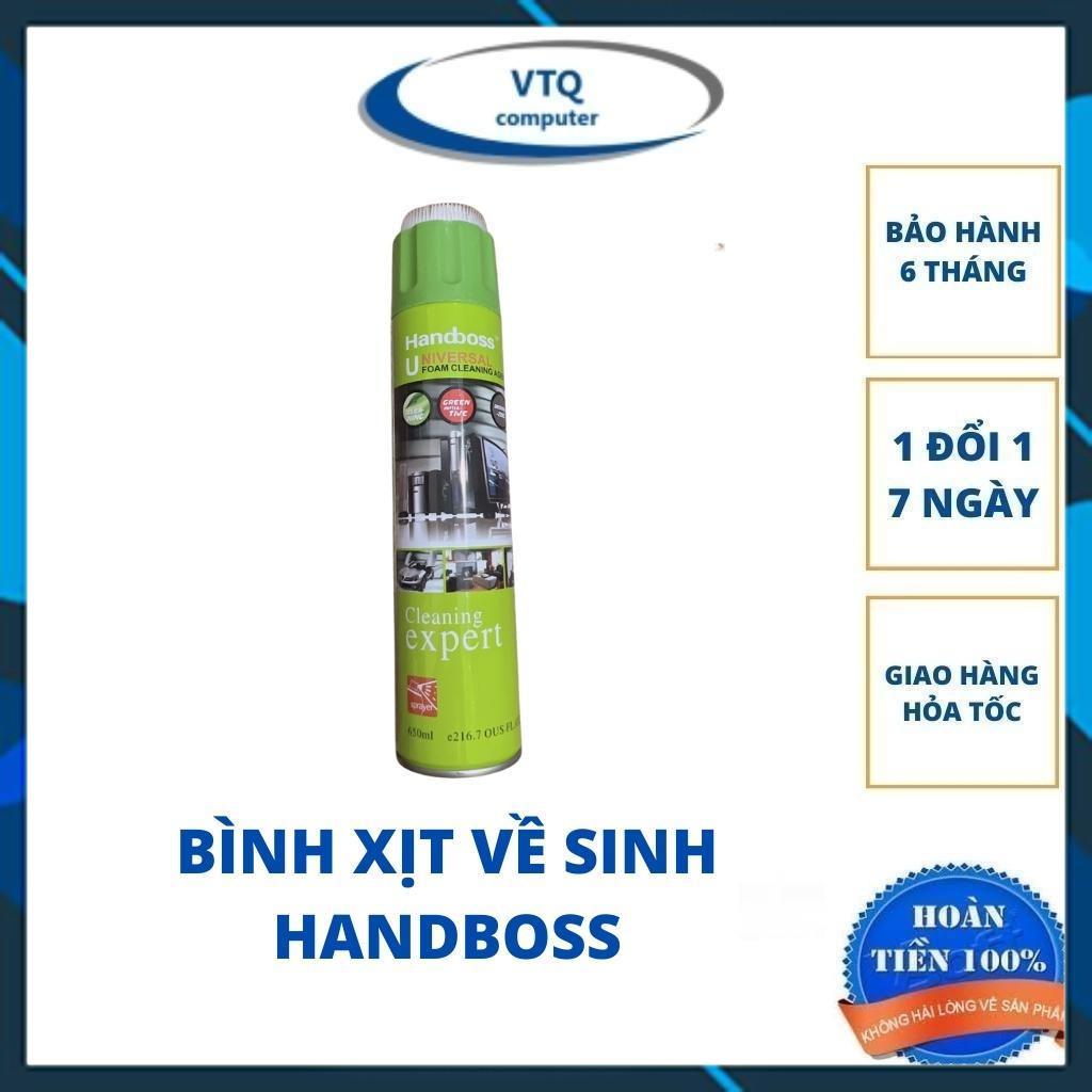 Bình xịt bọt tuyết Handboss vệ sinh đa năng cho máy tính, TV, Laptop, điện thoại, ô tô / Bình xịt khí nén 360