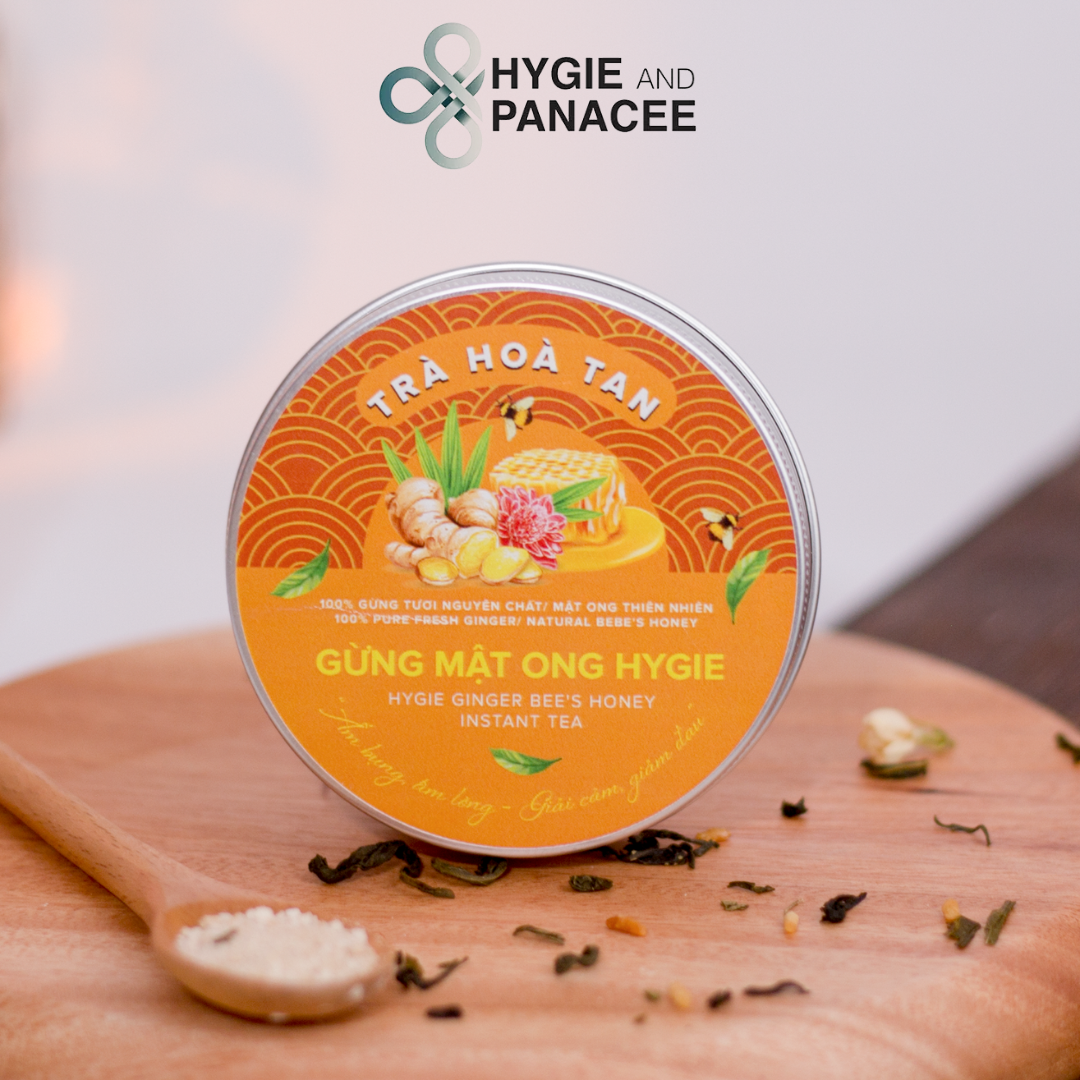 Trà Gừng Mật Ong Hygie 250g giữ ấm cơ, tăng sức đề kháng