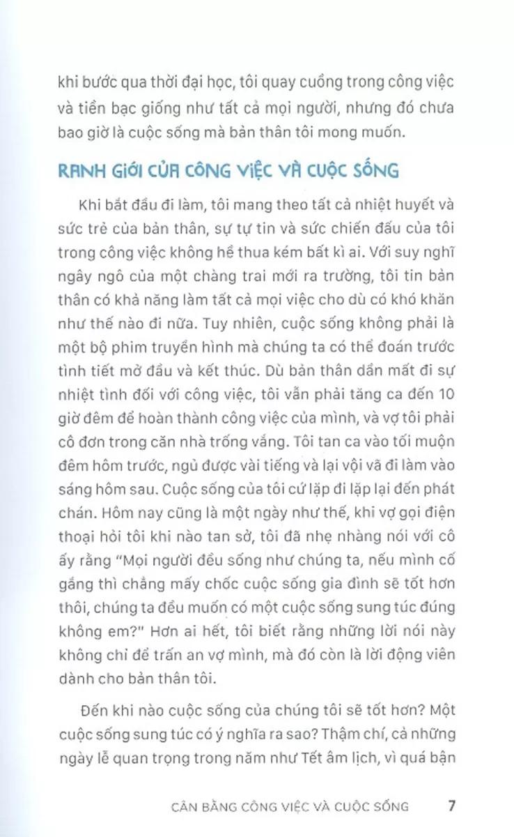 Cân Bằng Công Việc Và Cuộc Sống