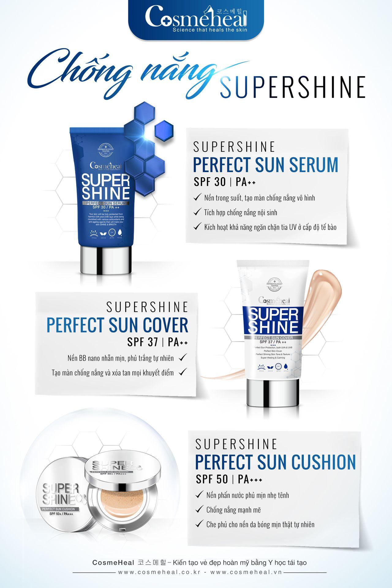 Kem chống nắng COSMEHEAL SUPER SHINE PERFECT SUN COVER