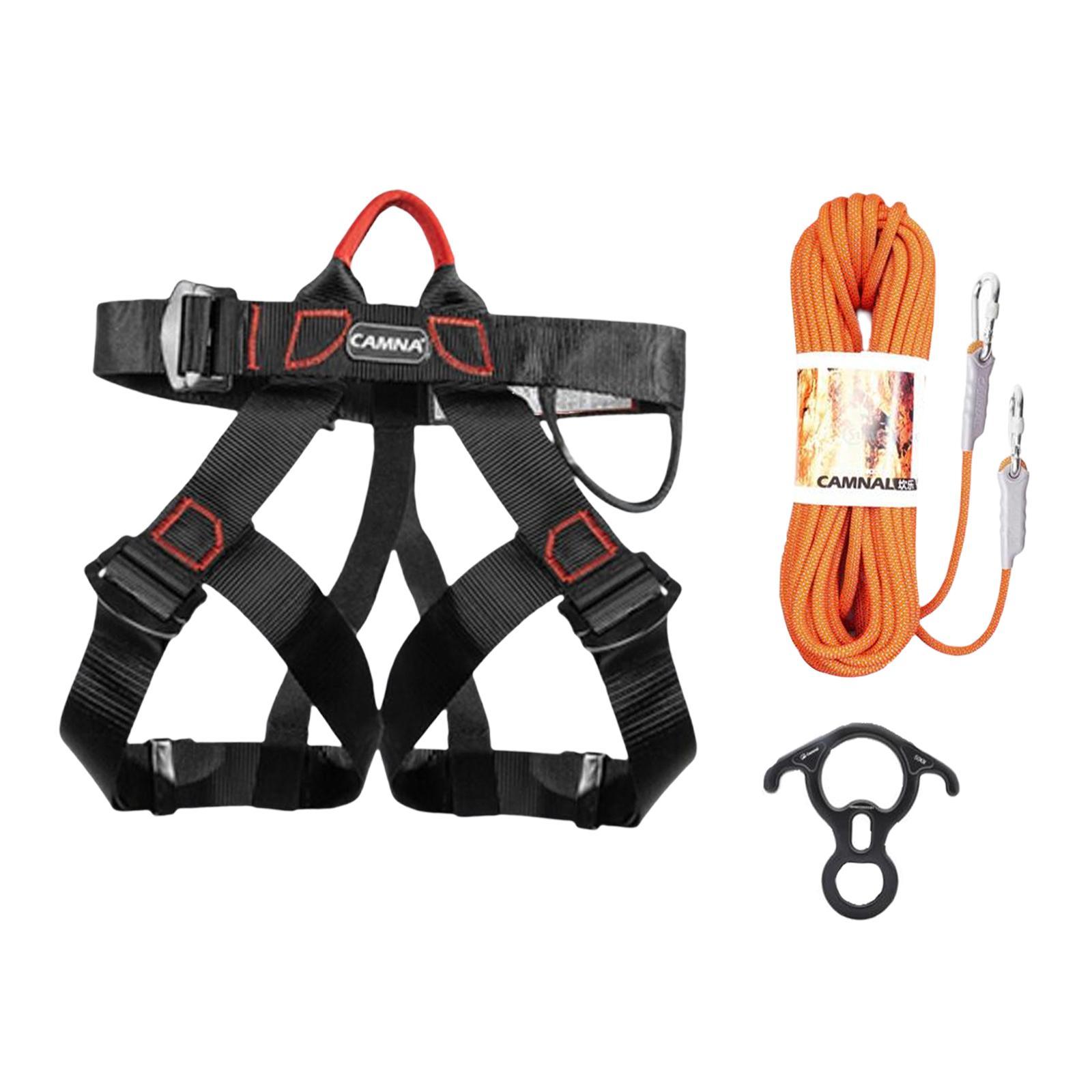 Climbing Harness  Belt Tree Climbing Rappelling Equip Blue
