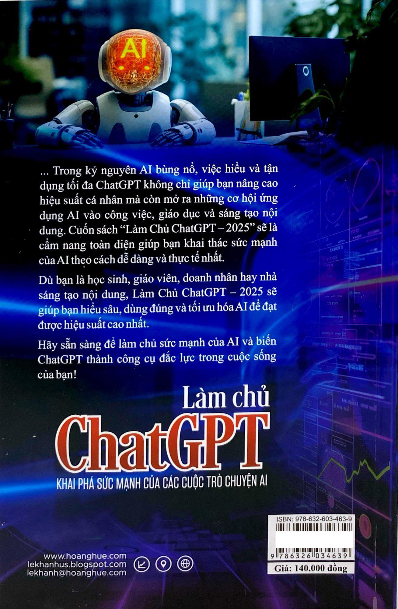 Sách - Làm Chủ ChatGPT - Khai Phá Sức Mạnh Của Các Cuộc Trò Chuyện AI