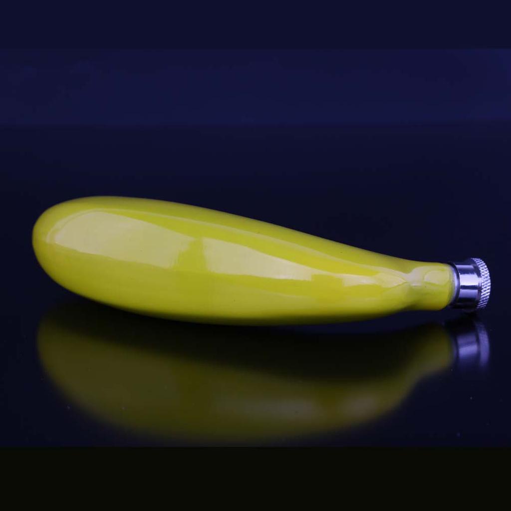 Portable 5oz Banana Hip Flask Pocket Alcohol Flagon Drinkware with Funnel