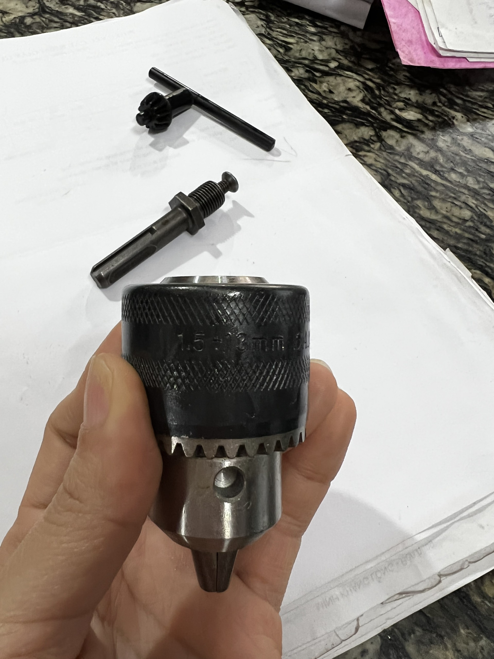 Bộ chuyển đổi từ máy Khoan bê tông sang khoan thường, bộ đầu nối khoan bê tông 13mm