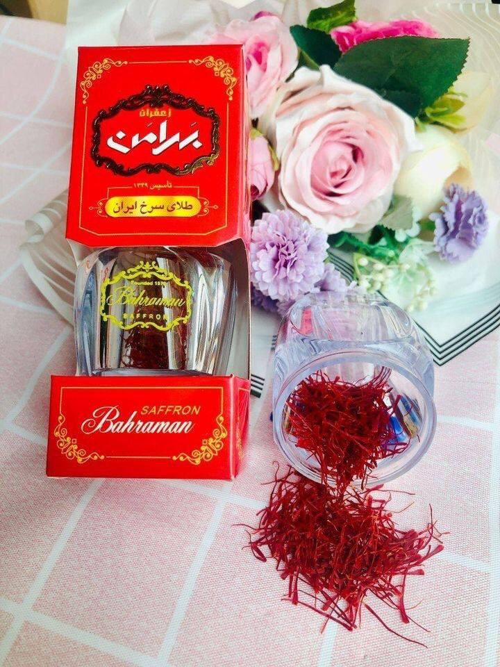 Nhụy Hoa Nghệ Tây Saffron Bahraman Combo 2 hộp mỗi hộp 1gram