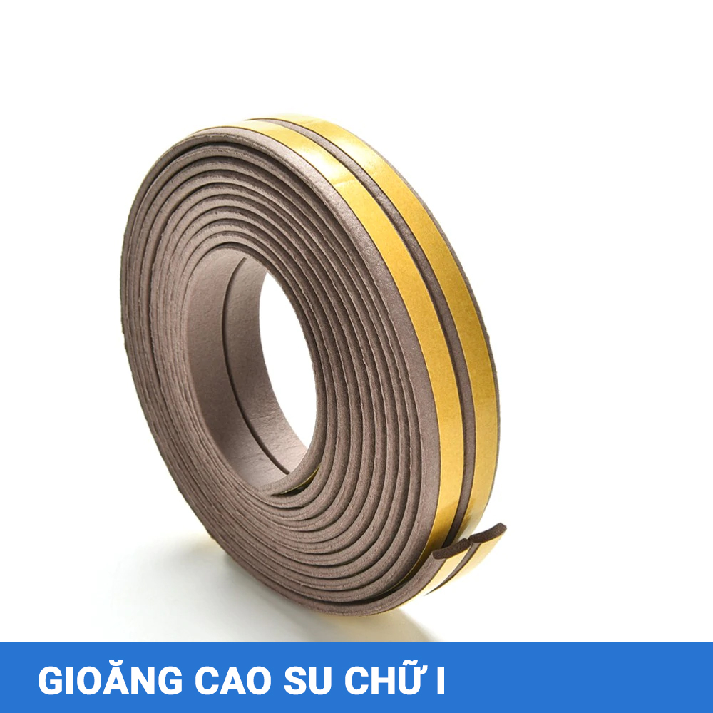 Gioăng cao su khung cửa, Gioăng cao su chữ I ( cuộn 6m)