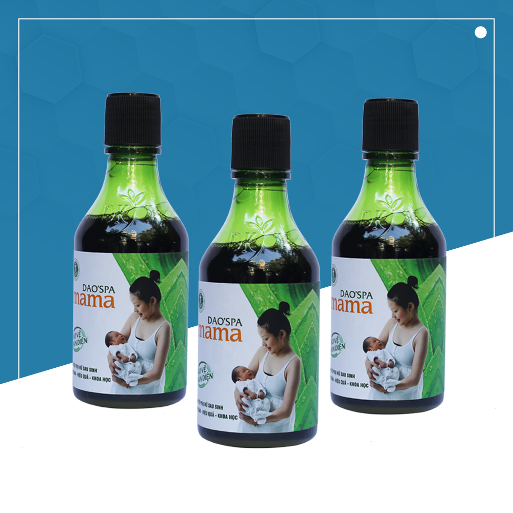 Combo 3 Hộp Xông tắm sau sinh Dao'spa Mama 9 chai 250ml - DK Pharma