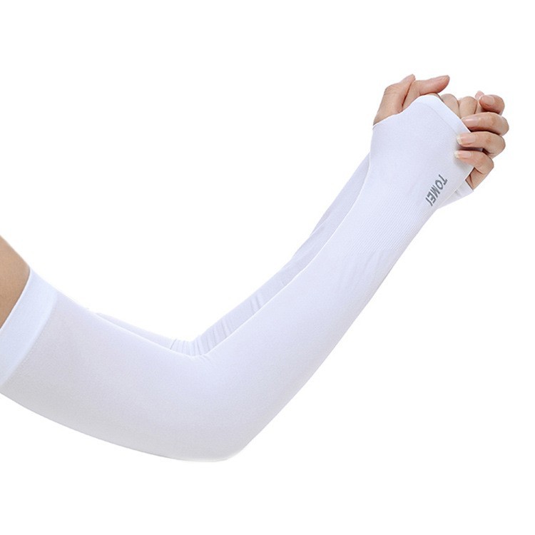 Găng Tay Ống Chống Nắng Xỏ Ngón Tomei Nhật Bản, Kiểu Dáng Ôm Sát, Thoáng Khí, Thoải Mái