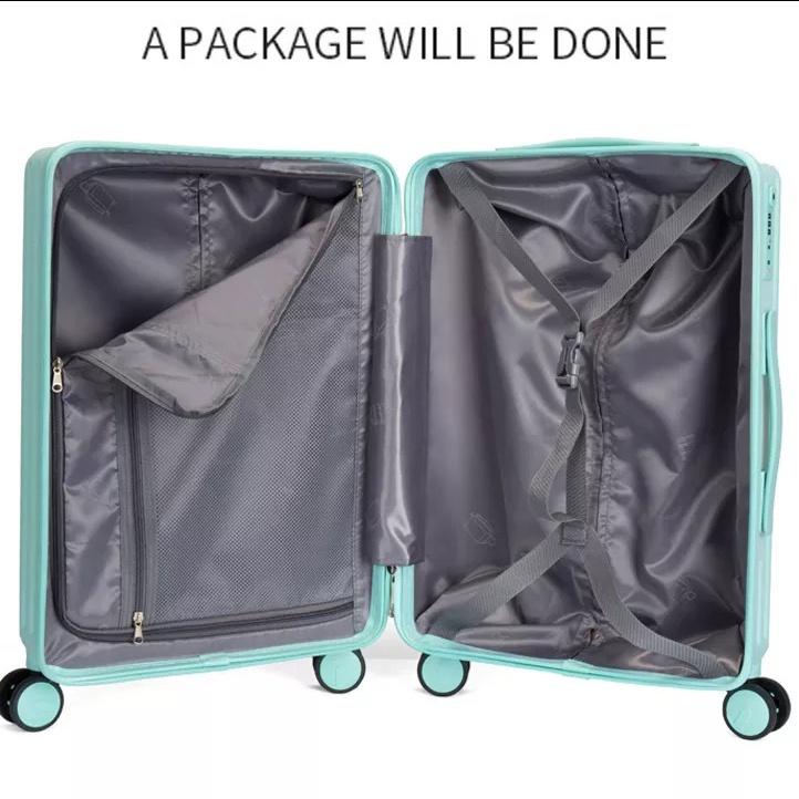 [Hỏa Tốc HCM] Vali Thời Trang Nhựa Dẻo PP Nice villa Chống Va Đập Size 20inch &amp; 24inch - Màu Vàng