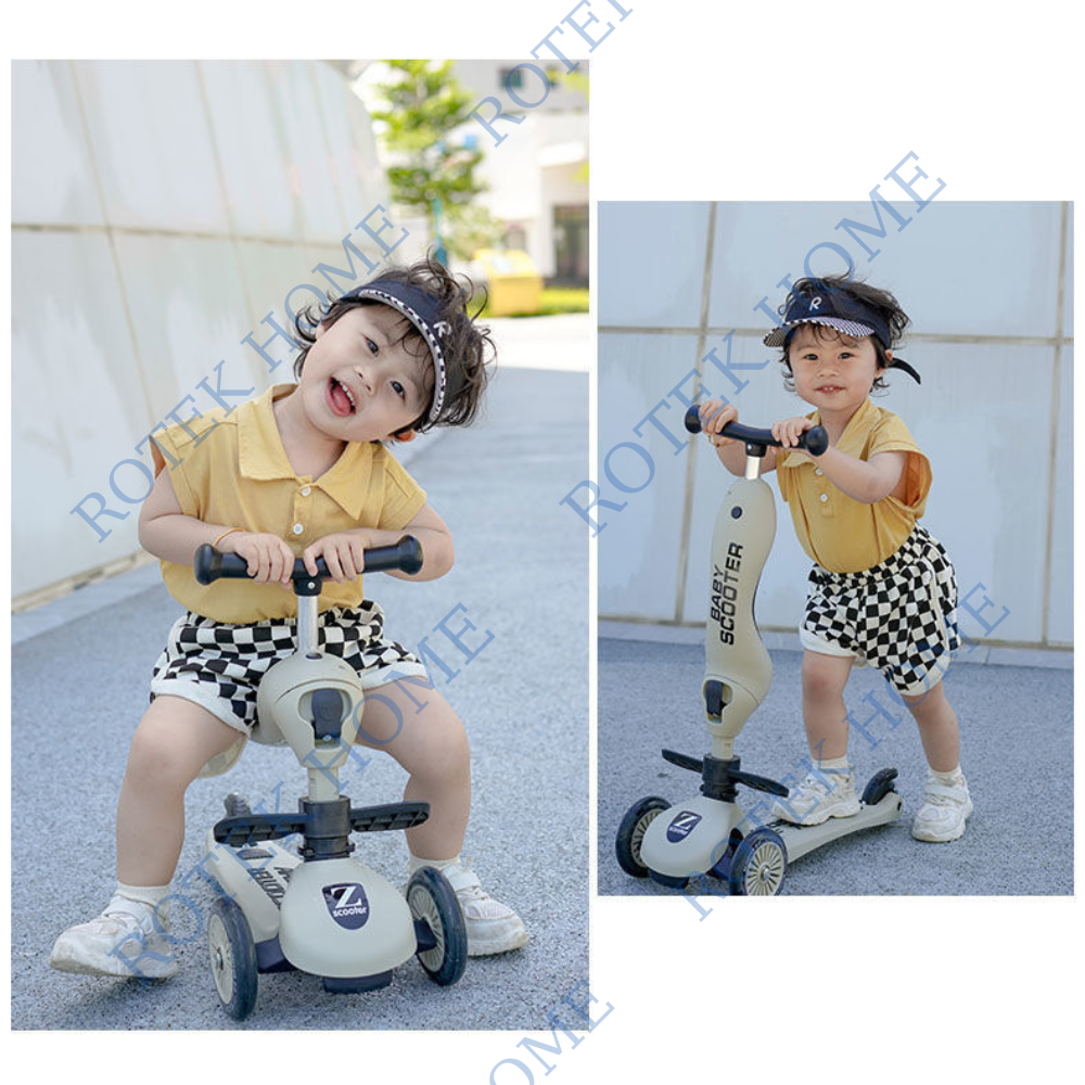 Xe Scoot and Ride Xe trượt scooter chòi chân Cho bé mẫu mới 2022