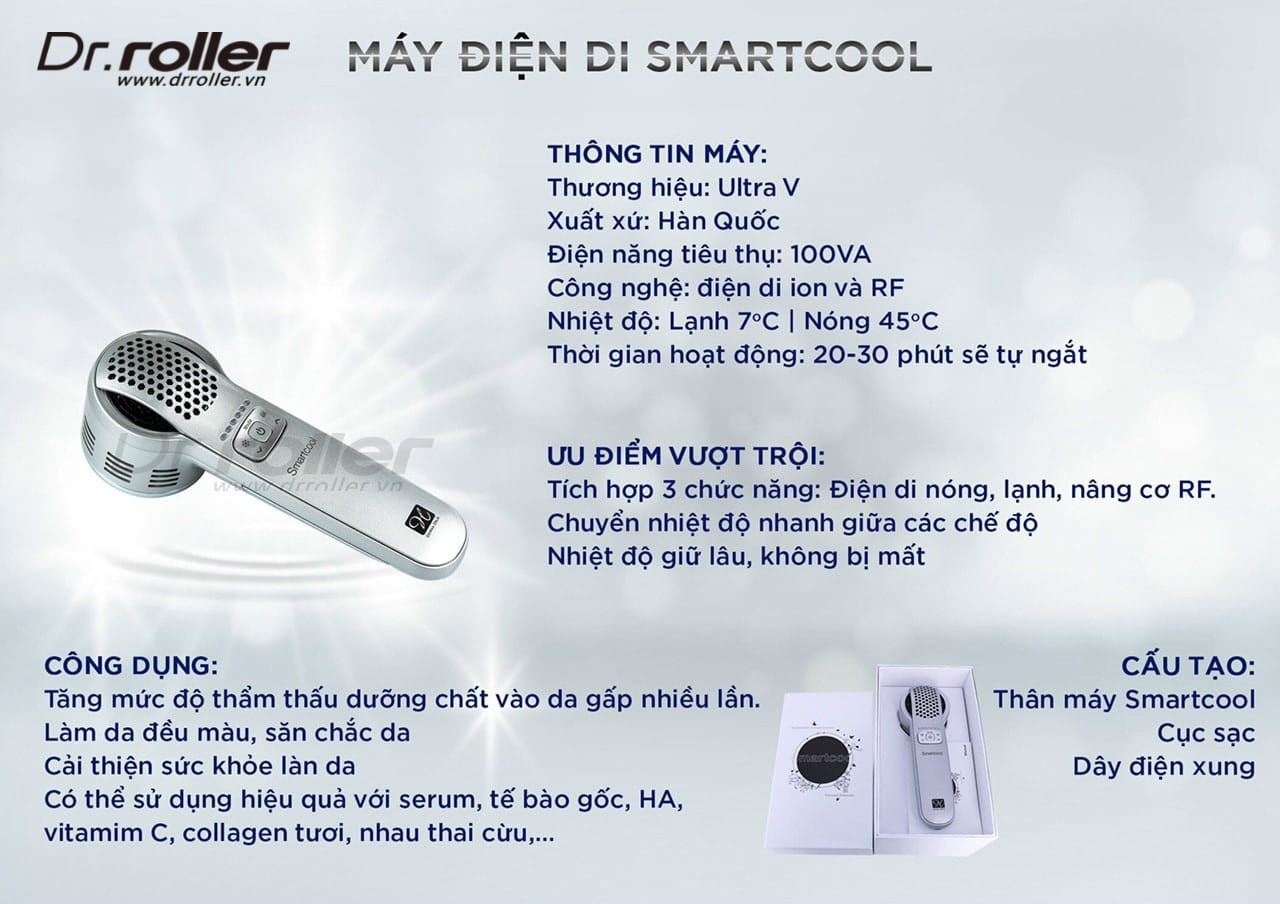 Máy Điện Di Nóng Lạnh Smart Cool (Phiên bản quốc tế)