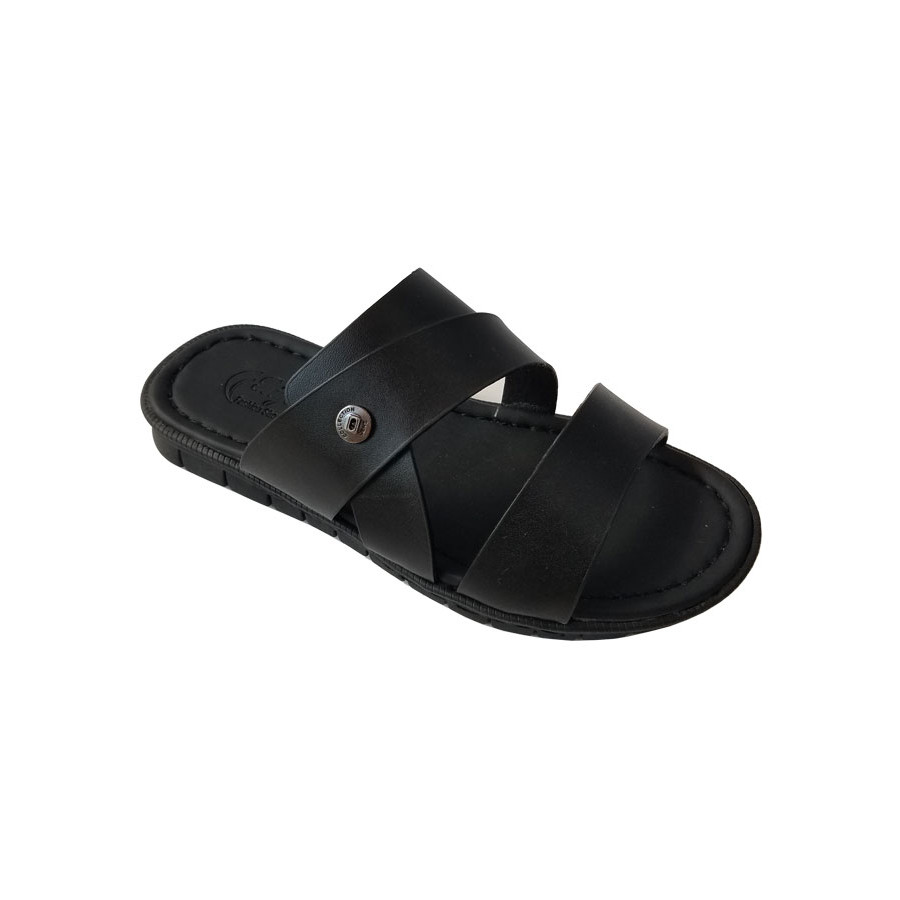 Dép Nam Quai Ngang Da Bò BIGGBEN Cao Cấp DN285