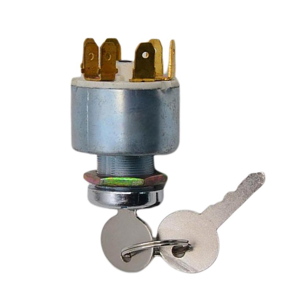 Universal Ignition Barrel Key Switch Waterproof Keys Car   12v