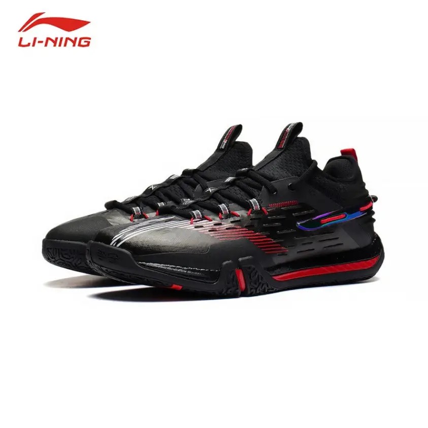 Giày cầu lông Lining Saga Pro chính hãng AYAS032-3 mẫu mới màu đen-tặng tất thể thao bendu