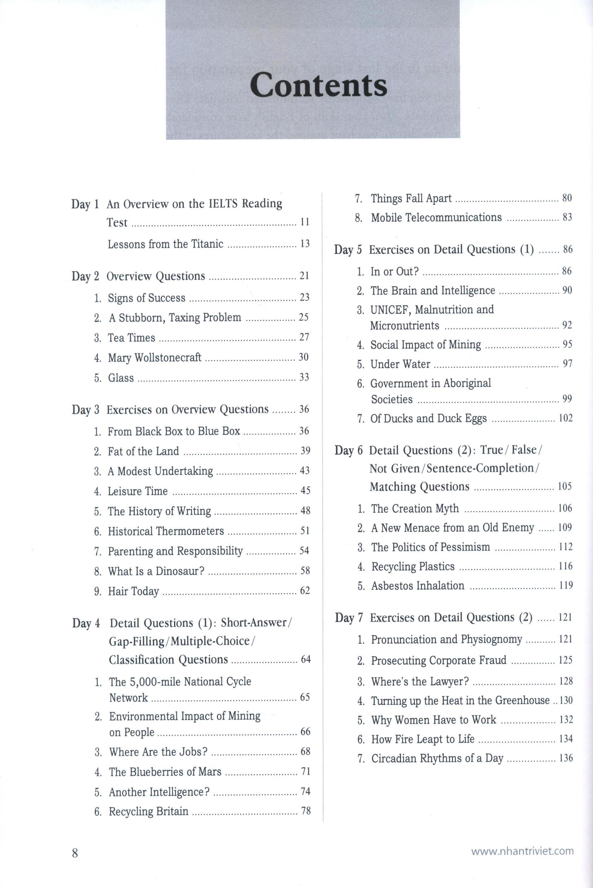 15 Days' Practice For Ielts Reading (Tái Bản 2019)