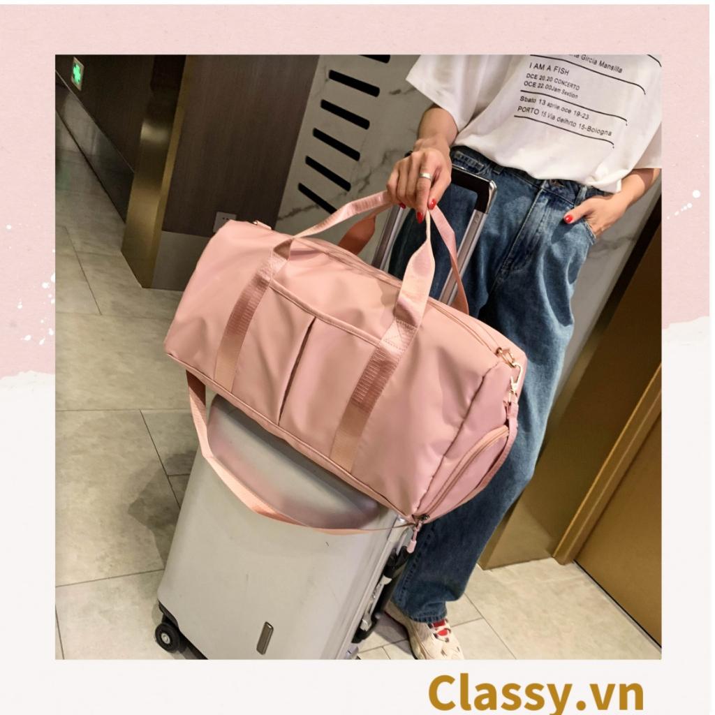 Túi xách du lịch nam nữ Classy kiểu dáng thể thao, thích hợp đi gym, đựng quần áo, nhiều ngăn, chống thấm nước T1119