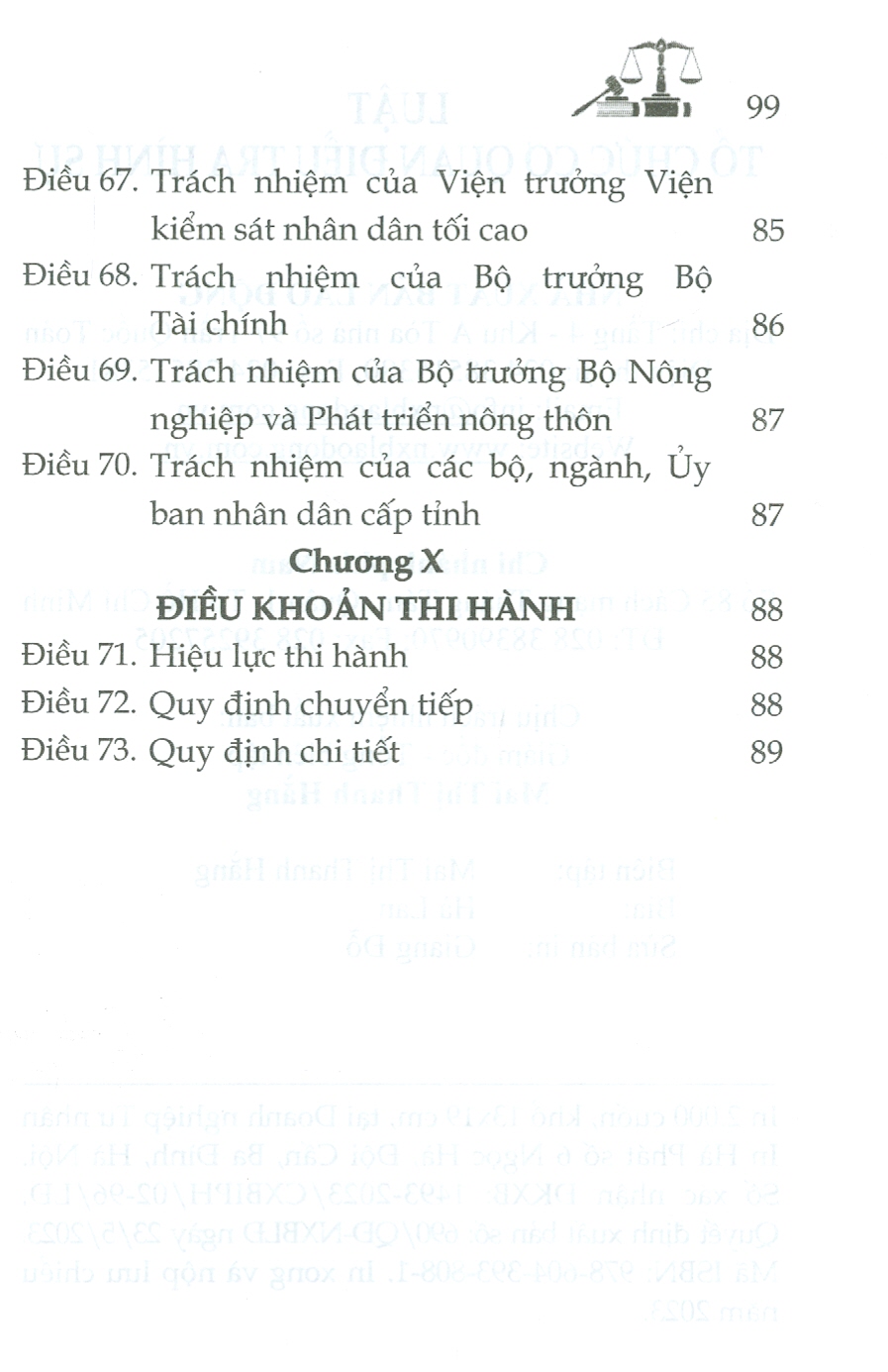 Luật Tổ Chức Cơ Quan Điều Tra Hình Sự (Được Sửa Đổi, Bổ Sung Năm 2021)