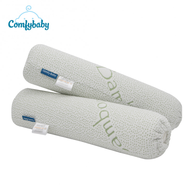 Gối chặn, gối ôm cho bé 2 trong 1 Comfybaby, sợi tre Bamboo, đai có thể tháo rời CF062020N06