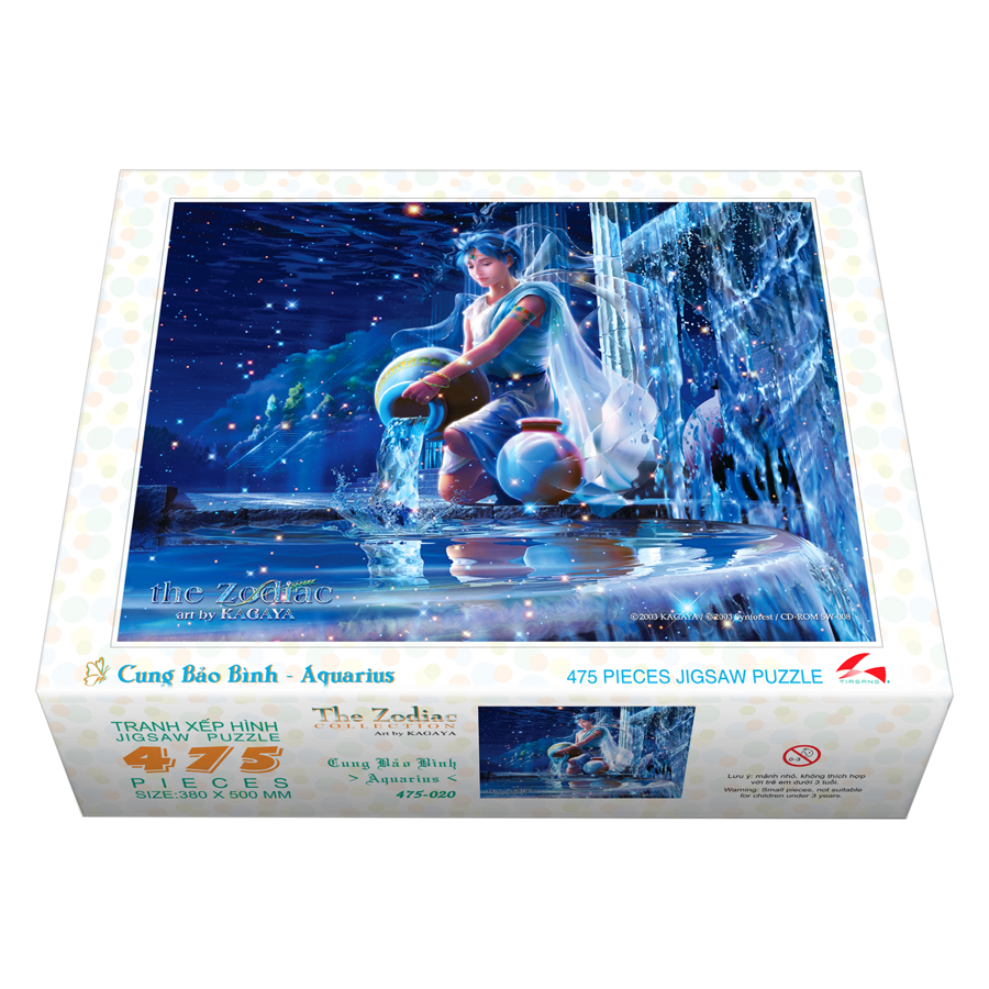 Tranh xếp Hình Tia Sáng  Cung Bảo Bình Tia Sáng