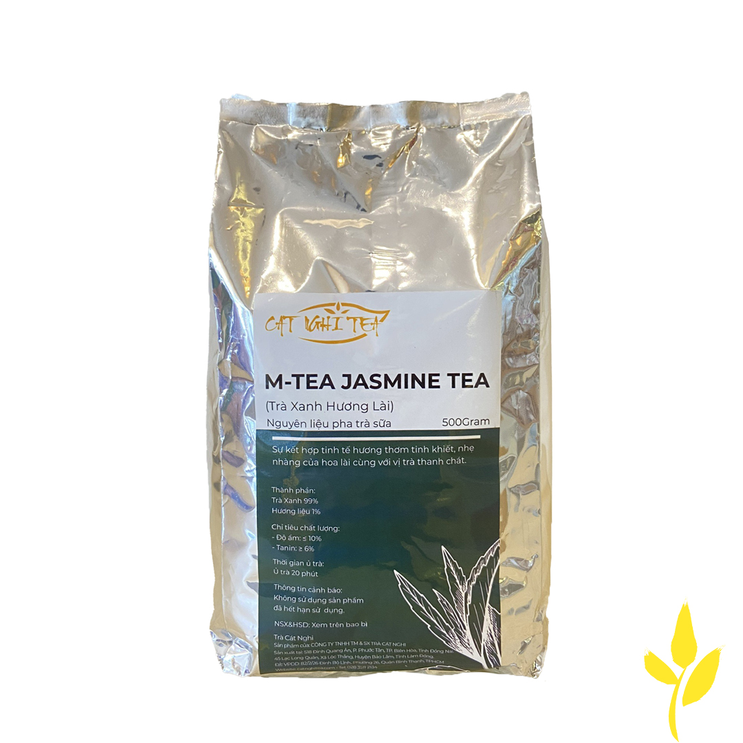 Trà Xanh Hương Lài  Trà xanh CAT NGHI TEA, Nguyên liệu pha trà sữa và trà trái cây thơm ngon