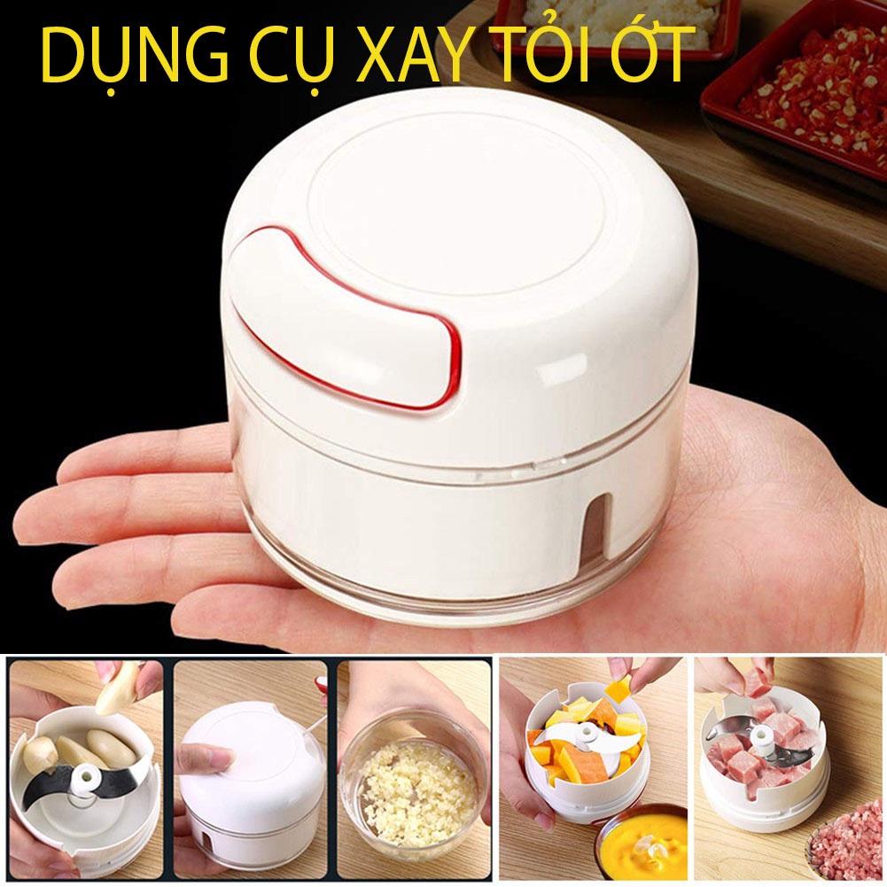 Máy Xay tỏi Ớt,hành,Mini Tự động sạc pin,Mini đa năng Tiện Dụng, máy say tỏi dung tích 250ml