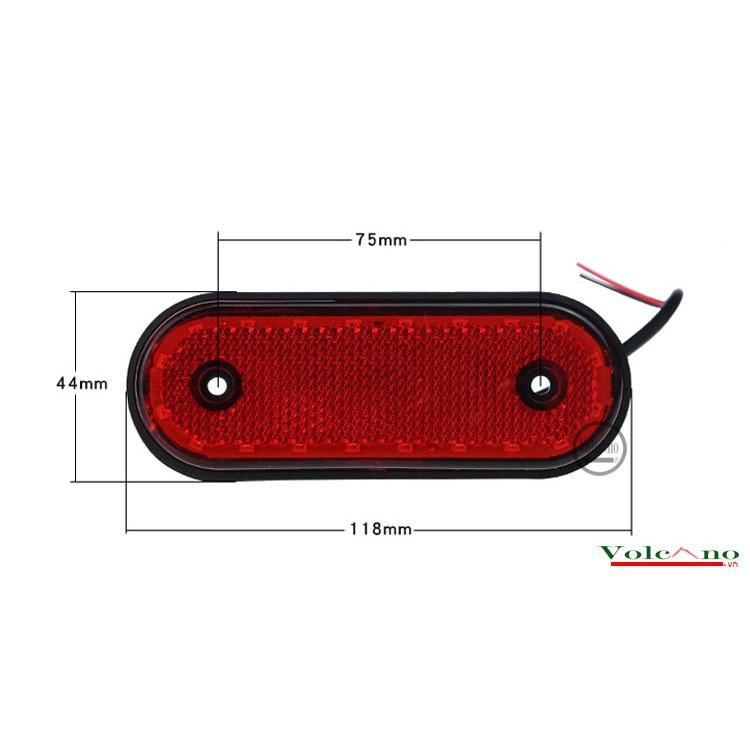 Đèn Led Gắn Đuôi Gắn Sườn Ô Tô, Xe Tải 12/24V LED1