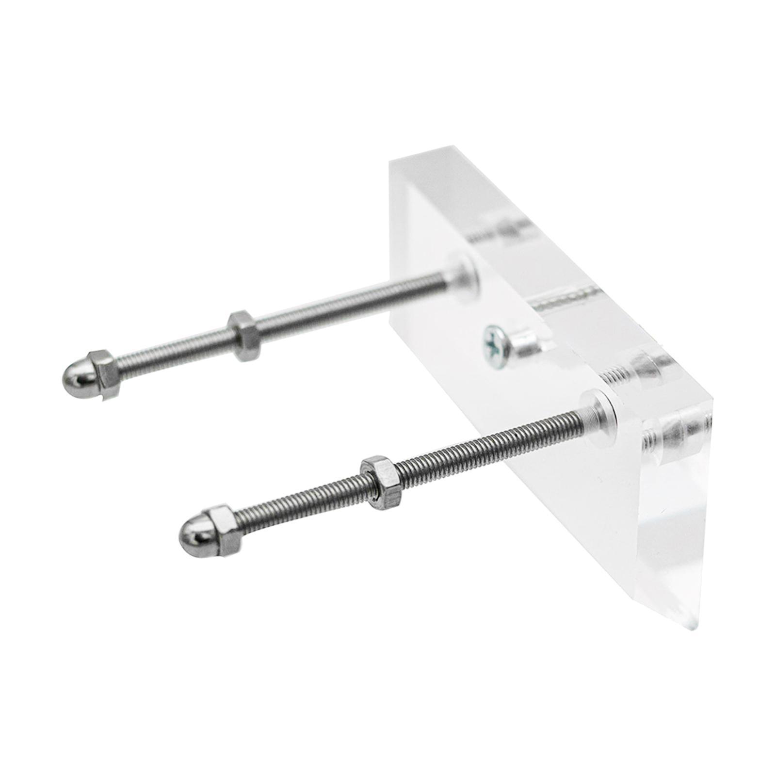 Skateboard Wall Mount Hanging Longboard Display Garage Rack Holder Clear