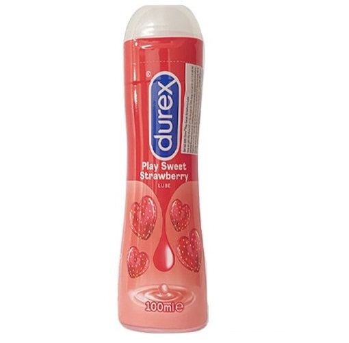 Kem Bôi Trơn Durex Play Strawberry 100ml - Hương Dâu Kích Thích Khoái Cảm - Chính Hãng - Nhập Khẩu Thái Lan 