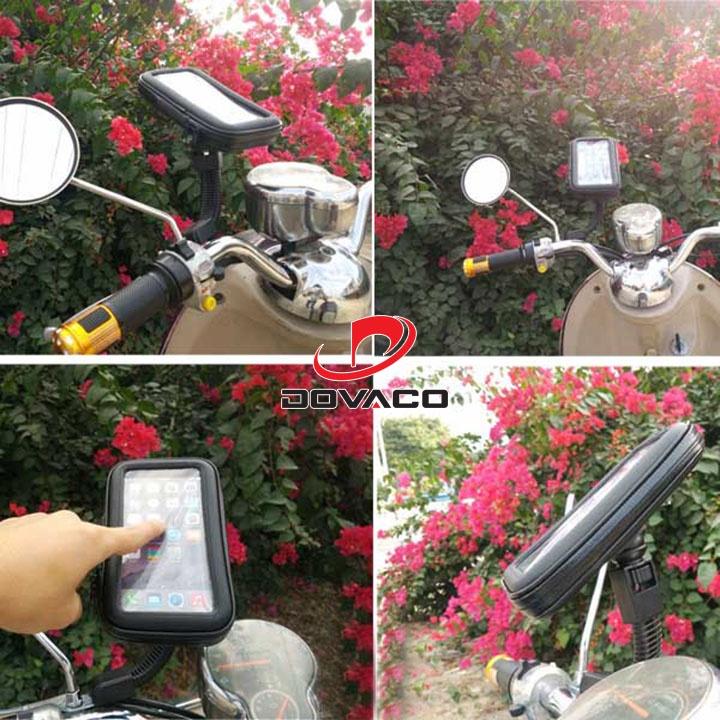 Giá đỡ điện thoại trên xe máy chống nước 5inch