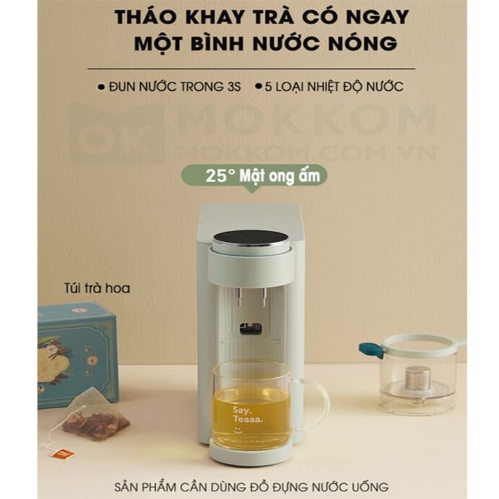 Máy pha trà tự động, thương hiệu cao cấp Mokkom MK-371 -Hàng chính hãng