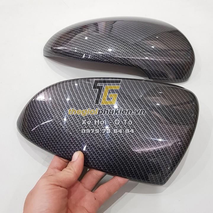 Bộ ốp gương chiếu hậu Hyundai Tucson vân Carbon cap cấp