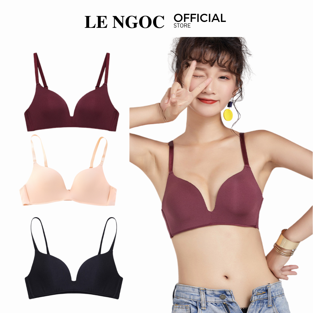 Áo lót nữ không gọng, áo ngực su xuất nhật LN064