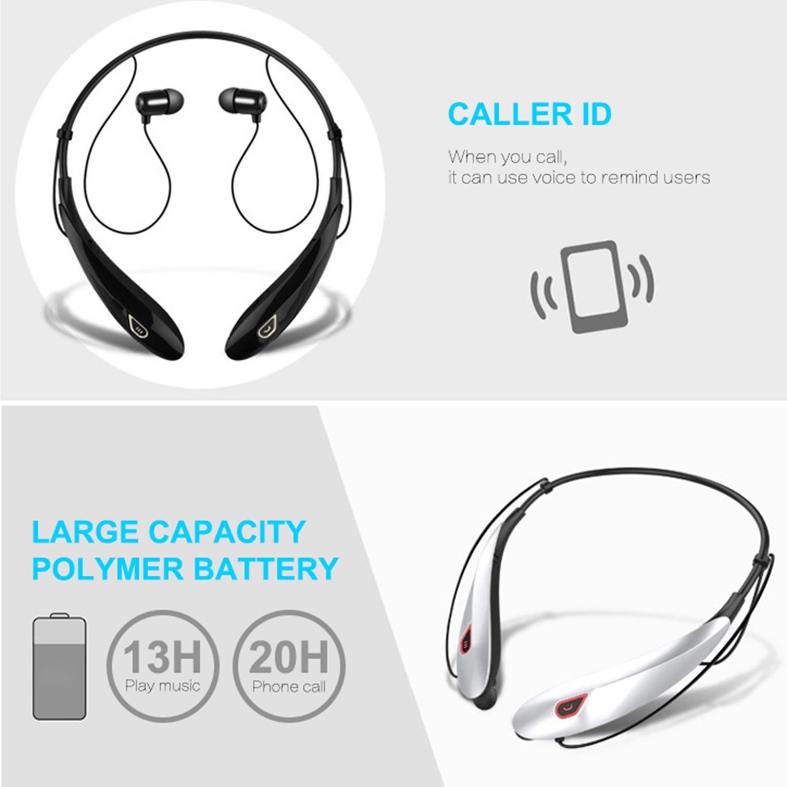 Neckband Bluetooth Headphones   Earphones with Mic Red